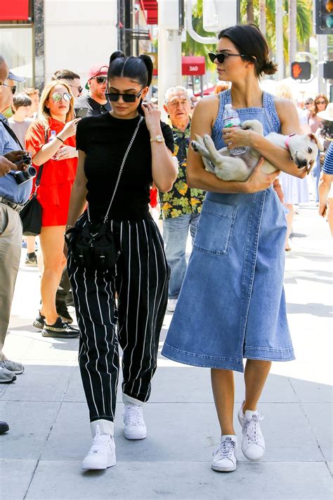 kylie jenner's black and white celine striped pants|Kylie Jenner Wore Multiple No.